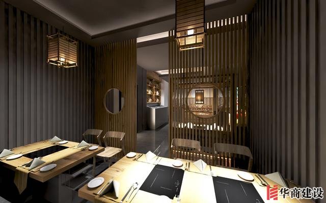 廣州170平日料店裝修，設(shè)計(jì)后實(shí)用餐位達(dá)到56位