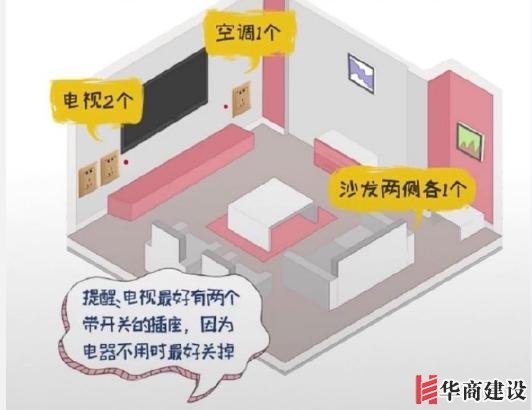 新房插座要多少？設(shè)計師：按攻略裝修33個！不缺1處，不錯分毫！